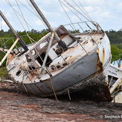 Evidence of cyclone damage 