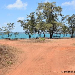 The camping area at Macassan Beach