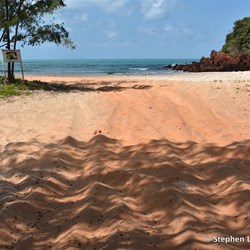 The track down to the beach