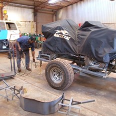 Big John about to weave magic with the MIG -Warburton