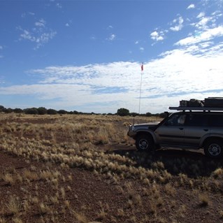The remanants of the southern airstrip.