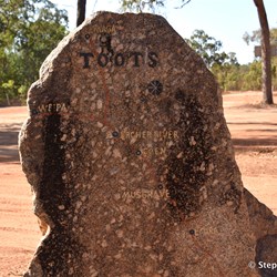 Memoral to "Toots" at Archer River