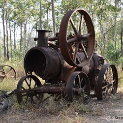 Old Steam engine at the Batavia Goldfields