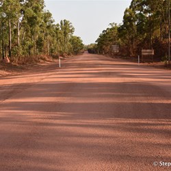 The good road out to Mapoon