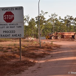 There is even a Haul road crossing on the Mapoon Road