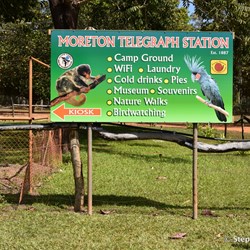 Moreton Telegraph Station for our morning smoko 