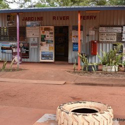 Time to get our ferry ticket to cross the Jardine River