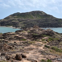 Looking back towards the Tip with York Island in the background