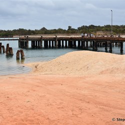 The main Seisia Wharf area