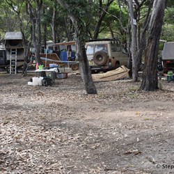 The camp sites at Punsand bay were very close