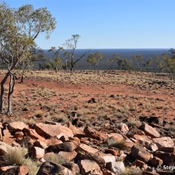 Rock formations at the top of Mount Oxley
