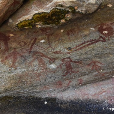 Aboriginal Rock Art near Somerset Beach