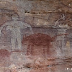 Split Rock Art site Laura