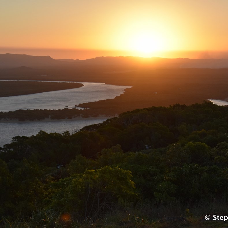 Sunset from Grassy Hill Cooktown