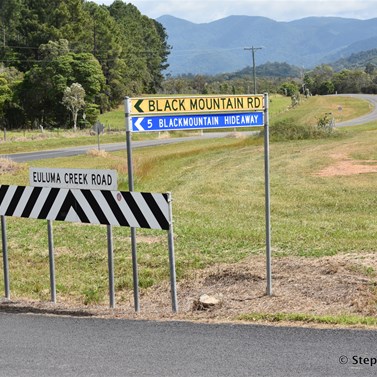 The end of the great Black Mountain Road drive