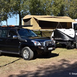 Set up in Bourke for a couple of days