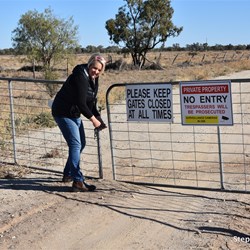 Heading out to the site of the 1835 Fort Bourke Stochade