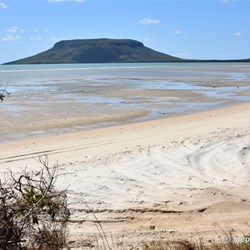 The sand here was very soft
