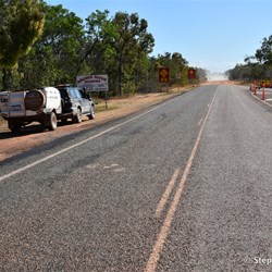 End of the bitumen and back to more dirt