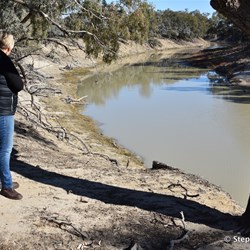 The Darling River near Fort Bourke Stockade