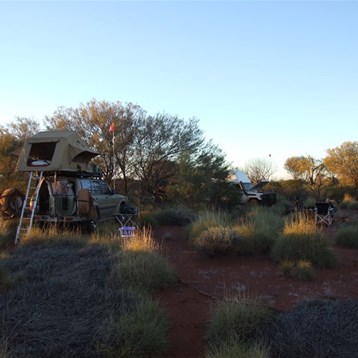 Our Spinifex Camp on the Hunt 