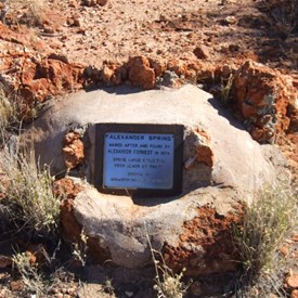 Alexander Spring Plaque