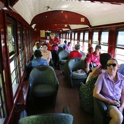 On the train to Kuranda
