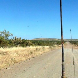 The grey dirt road near Durack River
