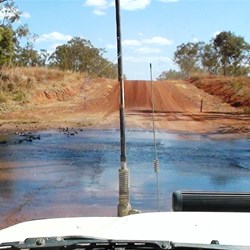 One of the many creek crossings between the Kalumburu turn off and Mt Barnett