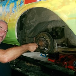 Axle going back in, all fixed.