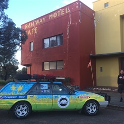Overnight at the Railway Hotel in Norseman