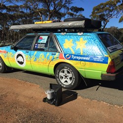 Morning tea on the Eyre Highway