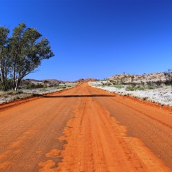 The red road keeps heading east