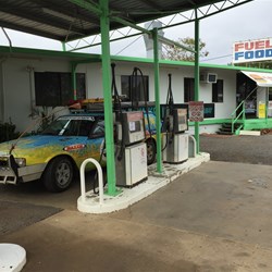 Fuel top up at Hughenden