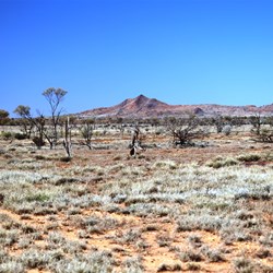 An unusually shaped hill