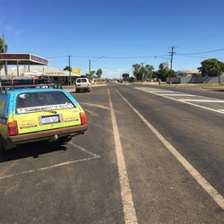 Quick stop for a cuppa at Camooweal