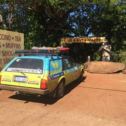 Coffee break at Mataranka