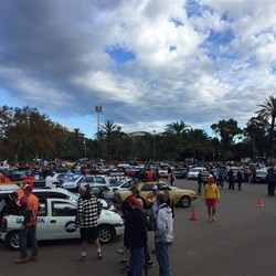 Some of the other cars in the rally