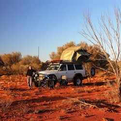 Our camp at Mount Fraser