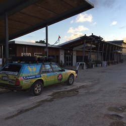 At Eucla for the night.