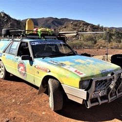 Swags and awning rolled out, time for a beer!