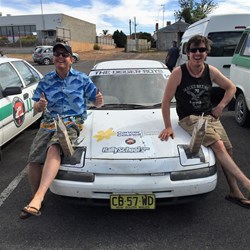 The crazy Irish lads Daniel and Matthew from Digger Boys