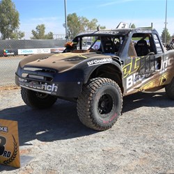 Third outright and first Trophy Truck Beau Robinson's Chev