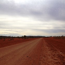 The Old Andado Track looking south