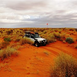 Crossing yet another dune