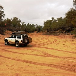 Crossing Eyre Creek
