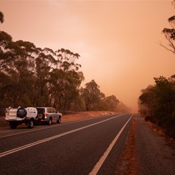 Heading into the dust storm