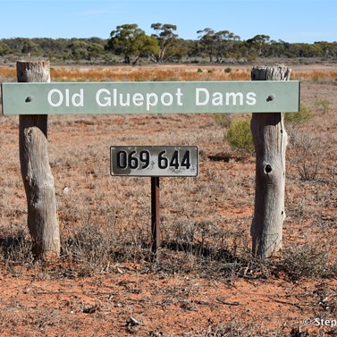 Site of the Old Gluepots Dams - now reclaimed and revegetated 
