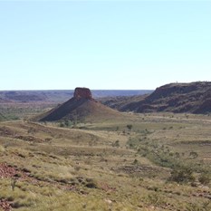 Looking north from the days first high vantage point