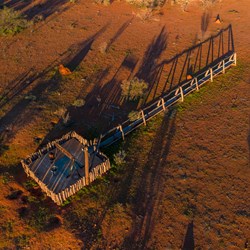 Drone photo over the Well